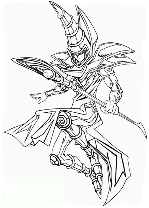 black and white dark magician